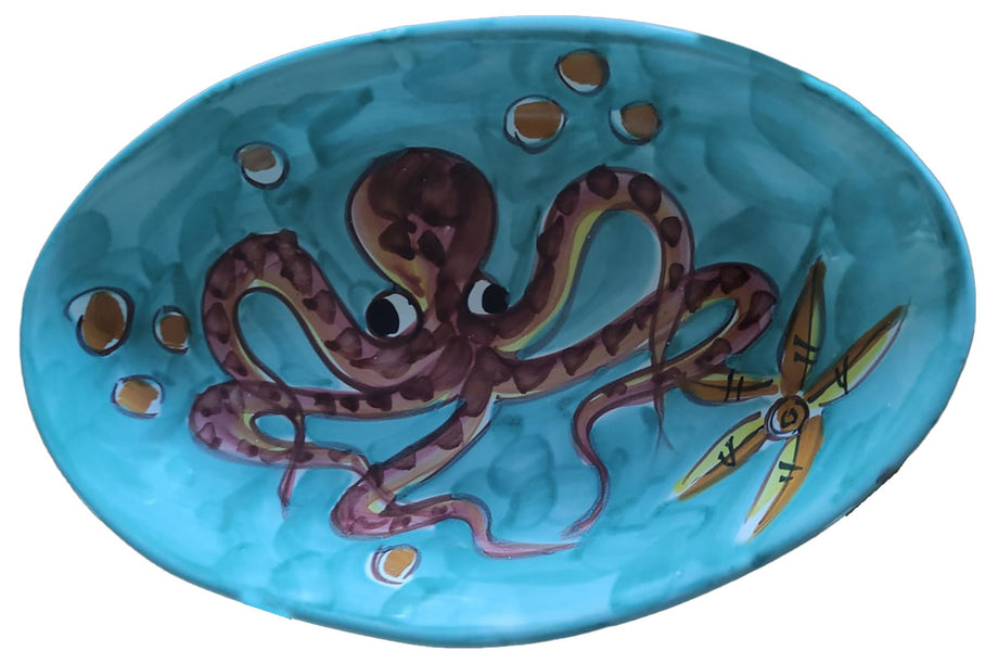 Poisson Décoratif En Céramique Vietri - Artisanal, Origine Italie, Couleurs Variées, Neuf