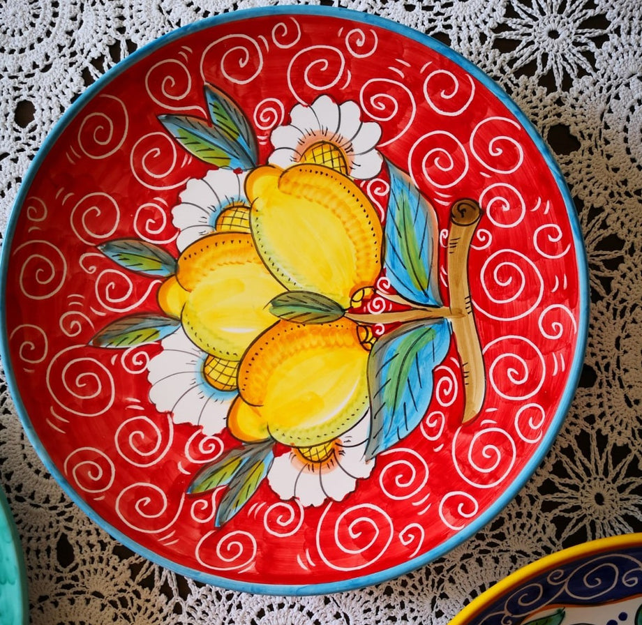 Hand Painted Vietri Ceramic Wall Plate